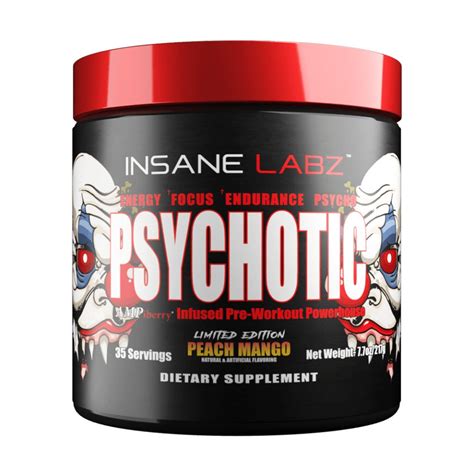 Psychotic Pre Workout Insane Labz Buy Preworkout Supplement
