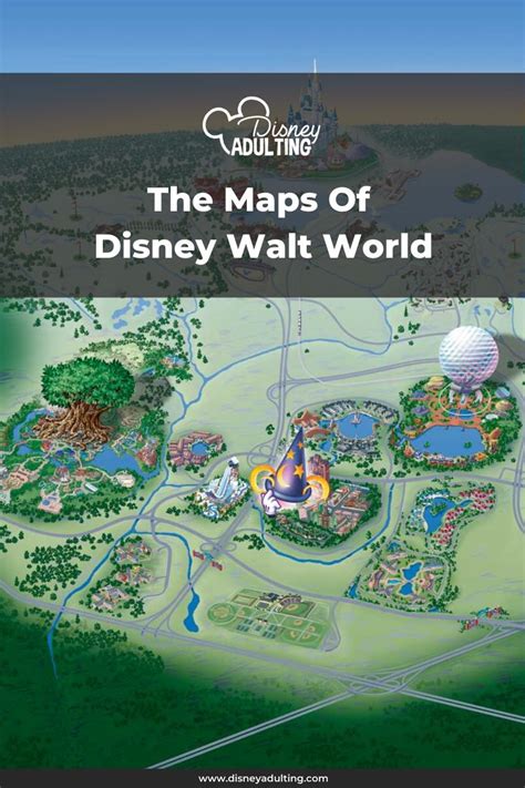 The Maps Of Disney Walt World Walt Disney World Vacations Disney