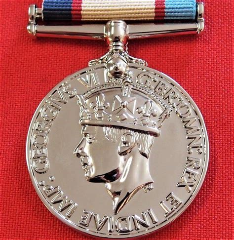 Ww2 The 193945 Australian Service Medal Ribbon Replica Medal Mounting