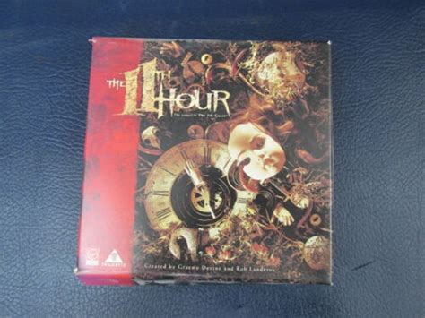 The 11th Hour Trilobyte Big Box Pc Cd Rom Game Puzzle Adventure With