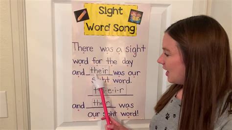 Their Sight Word Song Youtube