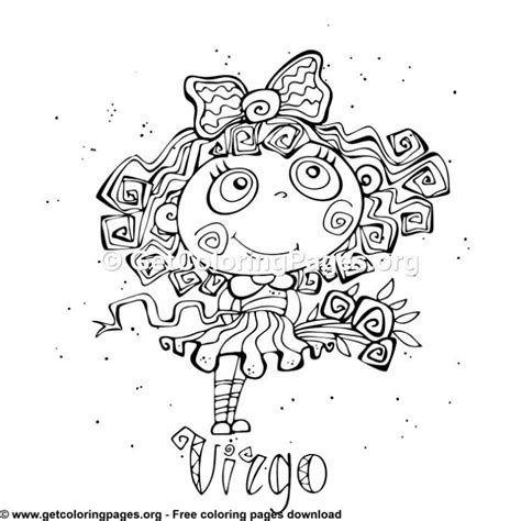 Select from 35915 printable crafts of cartoons, nature, animals, bible and many more. Zodiac for Kids - Virgo Coloring Pages | Coloring pages ...