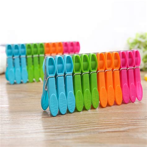 24 pcs laundry clothes pins hanging clothespins clamps