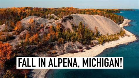 Fall In Alpena Michigan And Lake Huron Coast Waterfalls Sinkholes