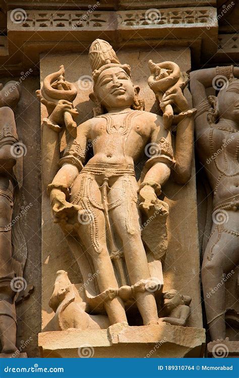 Sculpture At Lakshman Temple Khajuraho Stock Photo Image Of Carving