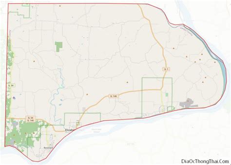Map Of Hardin County Illinois