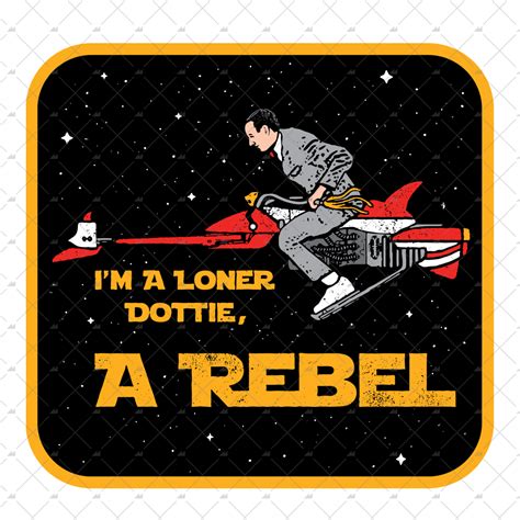 Im A Loner Dottie A Rebel Sticker M00nshot