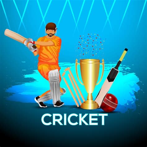 Premium Vector Cricket Match Tournament
