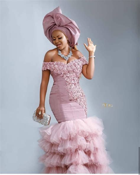 30 Stunning Aso Ebi Dress Styles For Church And Wedding 2020 In 2020