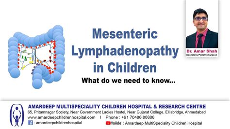 Mesenteric Lymphadenopathy In Children English Youtube