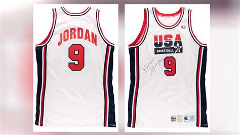 Michael Jordans 1992 Us Olympic Dream Team Game Worn Jersey To Be