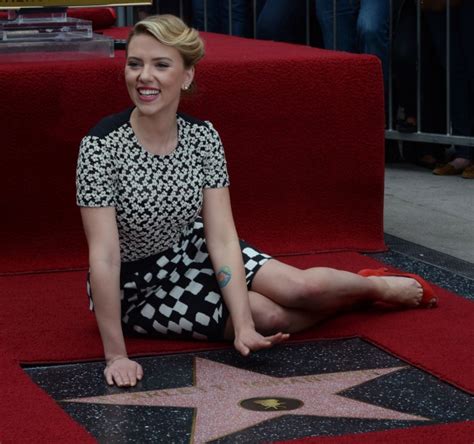 Scarlett Johansson Gets Star On Walk Of Fame All Photos