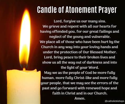 Candles Of Atonement To Be Lit In Cathedrals And Parishes