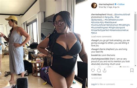 Sherri Shepherd Sheds 25 Pounds And Rocks A Sexy Swimsuit For Photo Shoot Scary Move For Me