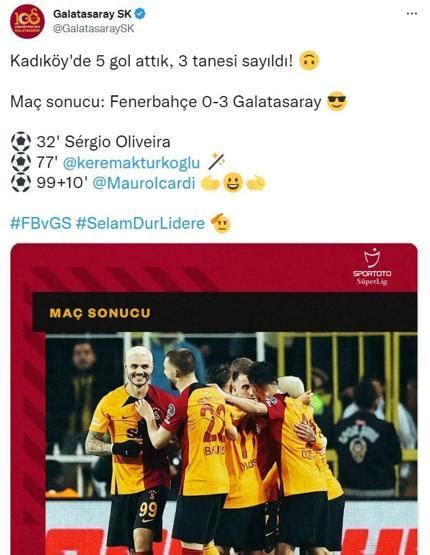 Galatasaraydan Fenerbahçeye Olay Gönderme Son Dakika Futbol Haberi