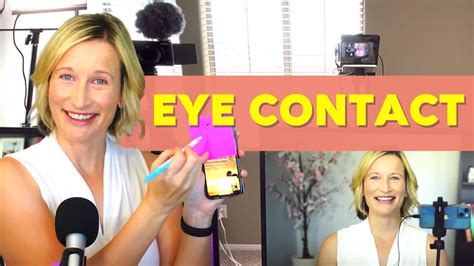 How To Maintain Eye Contact In Videos And Virtual Meetings YouTube
