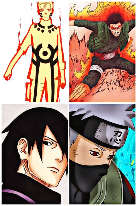Naruto And Guy Vs Sasuke And Kakashi Battles Comic Vine