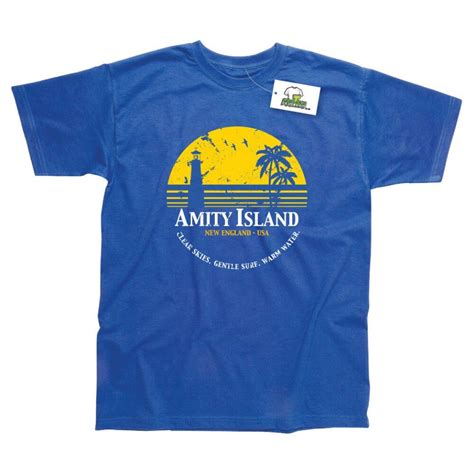 2019 newest men s funny fashion classic amity island inspired by jaws