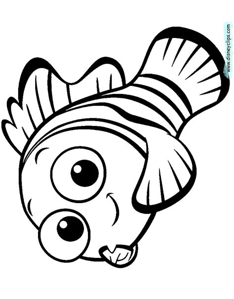 Coloringanddrawings.com provides you with the opportunity to color or print your nemo fish drawing online for free. Finding Nemo Coloring Pages | Disneyclips.com