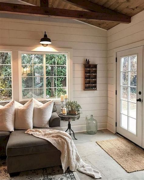 58 Comfy Modern Farmhouse Sunroom Decor Ideas Page 8 Of 60