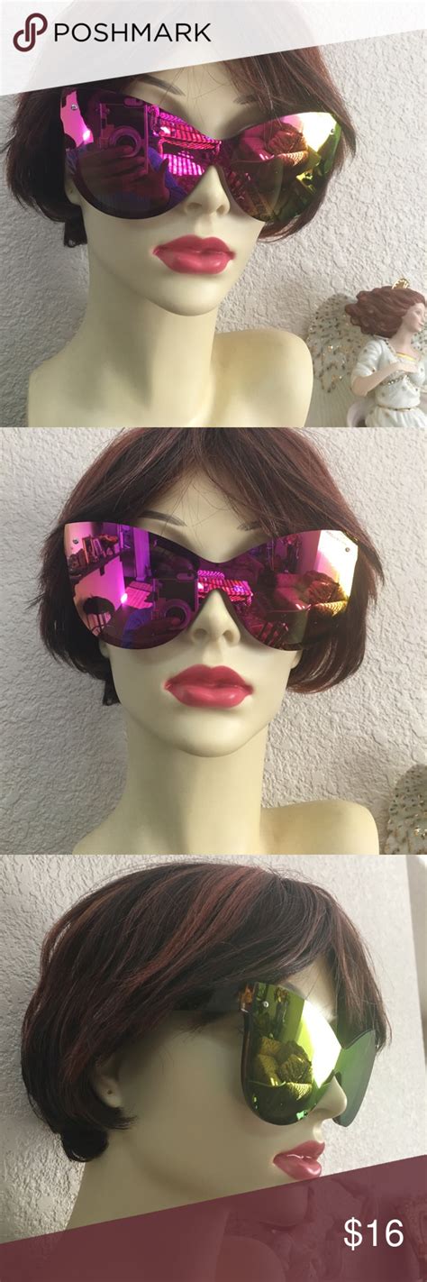 Chunky Fashion Gorgeous Mirror Sunglass With Tint Mirrored Sunglasses Sunglasses Fashion