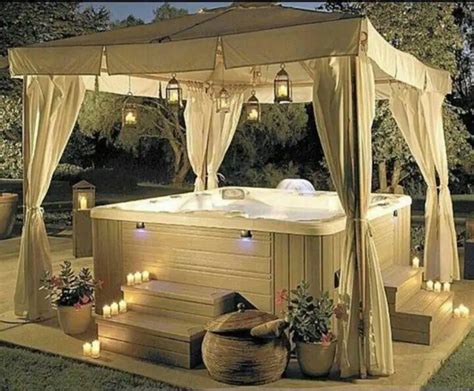 30 Proper Outdoor Hot Tub Designs For Your Private Relaxing Moment In Fall Talkdecor