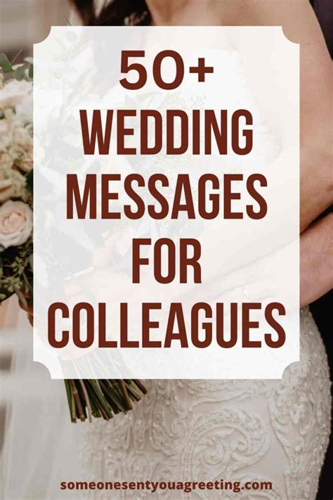 50 Wedding Messages For Colleagues To Congratulate Them Someone Sent