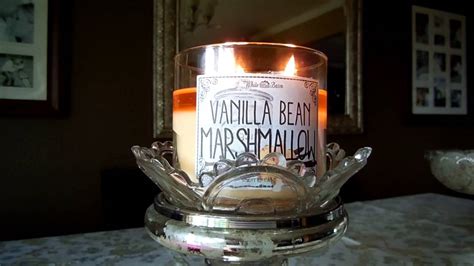 Candle Review New Bbw Vanilla Bean Marshmallow Youtube