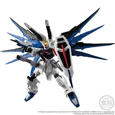 Mobile Suit Gundam G Frame Fa Freedom Gundam And Justice Gundam Option