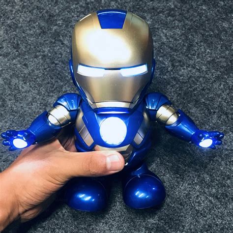 Music box christmas ver❤anpanman anime & toys toy kids toys kids animation anpanman. Dance Hero Robot Blue Kawaii Cute Anime Electric Iron Man ...