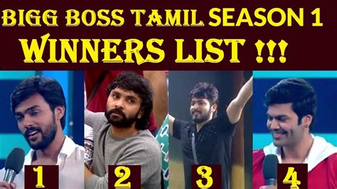 Her husband is the one who spoils her i think because i'm guessing. Bigg Boss Tamil Season 1 Winners List | Aarav Snehan ...