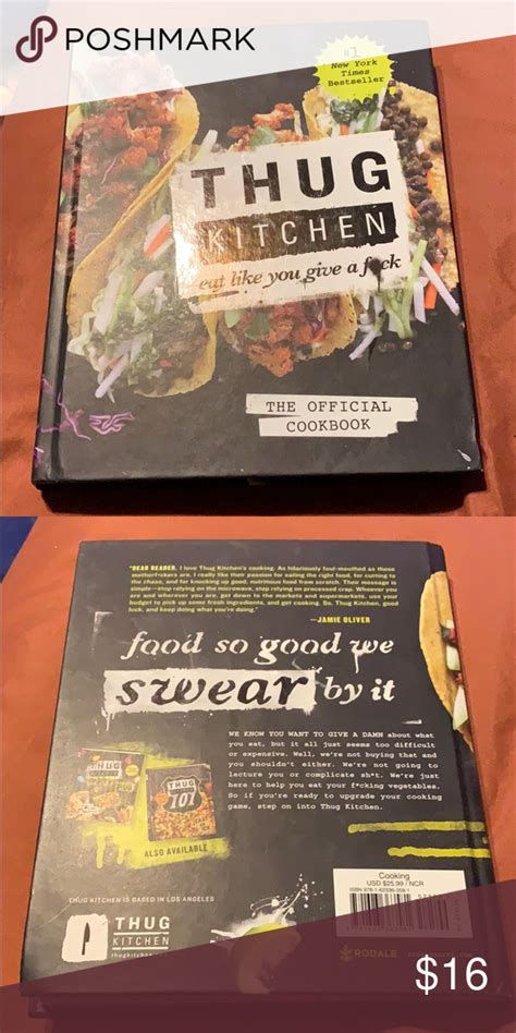 Thug Kitchen Eat Like You Give A Fck Cookbook Nwt In 2020 Cookbook