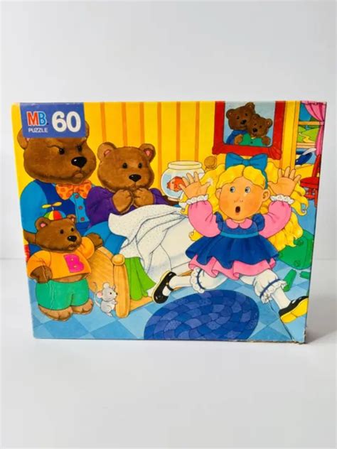 Goldilocks And The Three Bears Storybook Puzzle 60 Pieces 1993