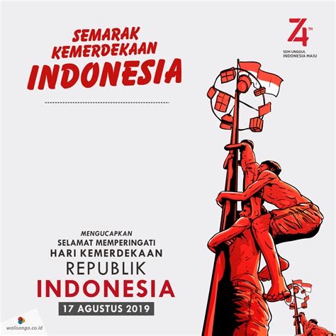 Hari kemerdekaan ini adalah salah satu hal terpenting bagi semua warga indonesia, maka dari itu jika setahun sekali ini dilaksanakan akan sangat meriah karena akan ada perlombaan, pentas seni dan masih banyak lagi bentuk kemeriahan yang biasa dilakukan oleh warga indonesia. Buat Kartu Ucapan / Poster HUT RI Desain Keren