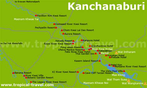 Kanchanaburi Anreise Sehenswürdigkeiten Wissenswertes Reiseführer