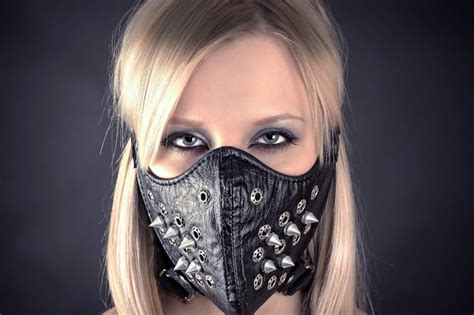 Genuine Leather Face Muzzle Bdsm Bondage Mask Etsy
