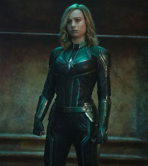 Brie Larson Captain Marvel Costume Leather Jacket 2022 Sale