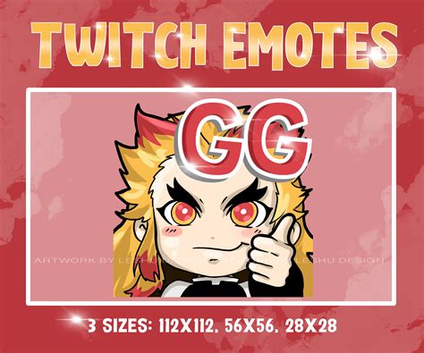 Twitch Emotes Gg Emotes Good Game Twitch Demon Boy Manga Etsy