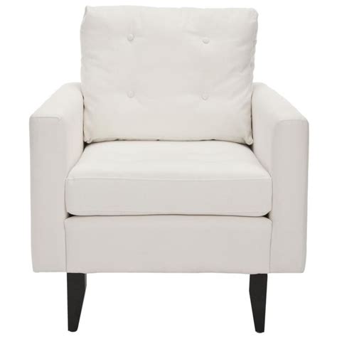 Safavieh Mid Modern White Accent Chair At