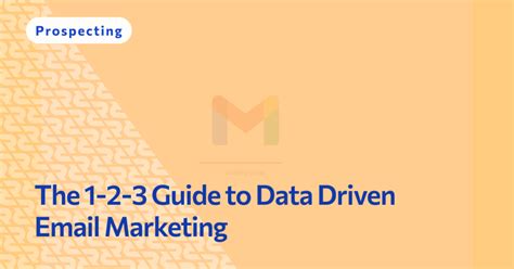 The 1 2 3 Guide To Data Driven Email Marketing Revboss