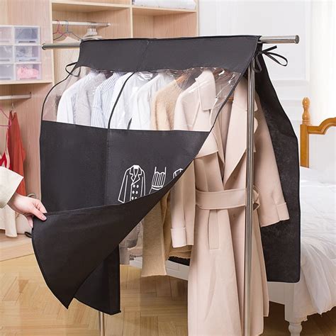 Hanging Garment Bag Moth Proof Breathable Dust Cover For Closet Clothes