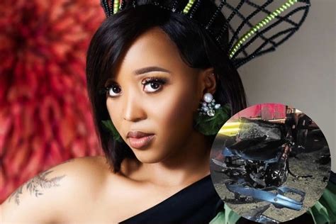 Sbahle Mpisane Opens Up About The Car Accident Which Left Her Injured