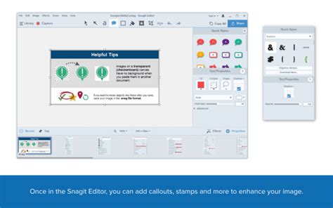 To capture the image from web or training that does not allow a person to copy the image. Snagit Features