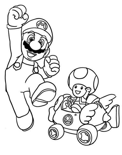 Dibujo De Super Mario Bros Para Colorear Dibujos Para Colorear