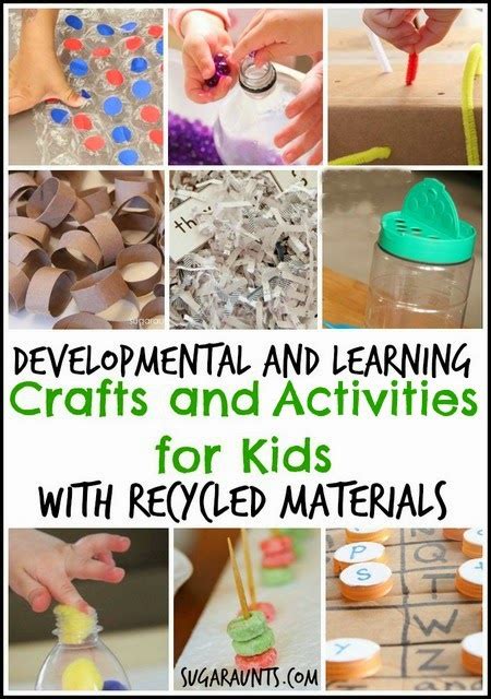 Recycled Materials Crafts And Activities For Kids The Ot Toolbox