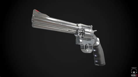 Artstation 44 Magnum 629 Classic Revolver Game Ready