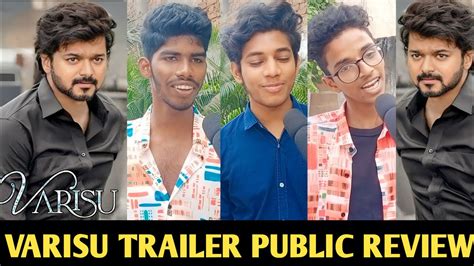 Varisu Trailer Public Review Varisu Trailer Review Varisu Trailer