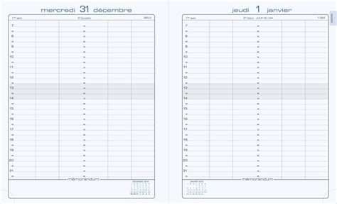 Page Agenda Journalier à Imprimer Young Planneur