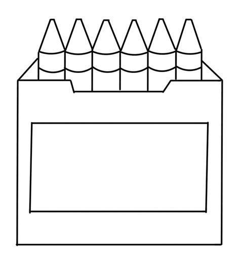 Printable Crayon Box Coloring Page Free Printable Coloring Pages For Kids