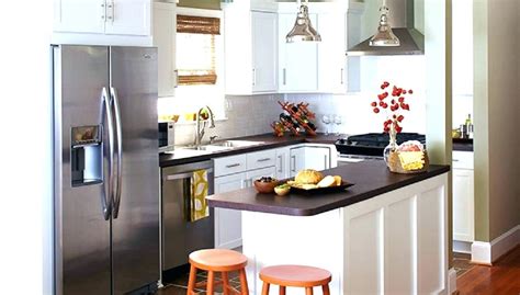 Closed wall cabinets, on the other hand, can make your tiny kitchen seem engulfed and. Small Open Kitchen And Living Room Concept Design Ideas ...